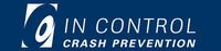 Logo for 'In Control Crash Prevention' on a blue background