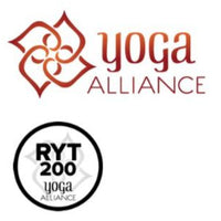 Yoga Alliance certification card for Matthew LeBlanc with registration details.